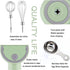 Hand Mixer, Portable Electric Cordless Handheld Mixer, 3-speed Usb Rechargeable withTwin Mixer Whips and Egg Separator for Whipping or Mixing Eggs...