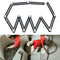 Universal Multi Angle Measuring Ruler, 12 Section Ceramic Tile Opening Locator, Aluminum Alloy...
