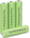 4 Pack Rechargeble 1.2V Ni-MH AAA Batteries, Long-Lasting Triple A Size Nimh Battery 800mAh for Outdoor Solar Lights...