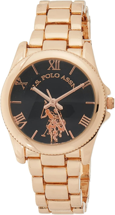 U.S. Polo Assn. Women's USC40135 Analog Display Analog Quartz Gold Watch...
