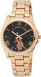 U.S. Polo Assn. Women's USC40135 Analog Display Analog Quartz Gold Watch...