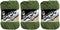 Bulk Buy: Lily Sugar 'n Cream Solids 100% Cotton Yarn (3-Pack) (Sage Green #0084)......
