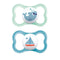 MAM Air Pacifiers (2 Pack), MAM Sensitive Skin Pacifier 6+ Months, Best Pacifier for Breastfed Babies, Baby Boy Pacifiers, 6-16 (Pack of 2)...