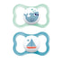 MAM Air Pacifiers (2 Pack), MAM Sensitive Skin Pacifier 6+ Months, Best Pacifier for Breastfed Babies, Baby Boy Pacifiers, 6-16 (Pack of 2)...