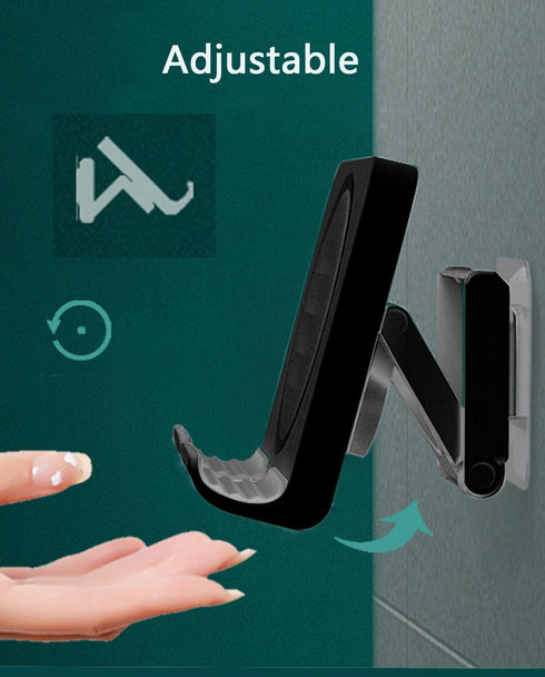 Shower Phone Holder Upgraded Adjustable Tablet Wall Mount Phone Holder, for Kitchen Bathroom Dorm Bedroom, Compatible with iPhone Series and Other...