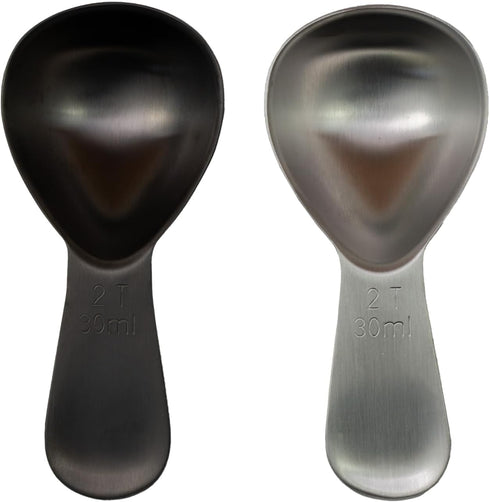 Coffee Scoop - Brushed Stainless Steel - 2 Tablespoon Capacity - Fits inside Airscape Canisters (Brushed Steel)...