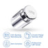 QP Calibration Weights, 100 Gram OIML Class M1 High Precision Scale Weights, Stainless Steel Gram Weights, Chrome Finish, Scale Calibration Weight...