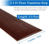 Floor Transition Strip Floor Cover Strips Self Adhesive Flooring Transitions Laminate Floor Strip 2" Wide Vinyl Floor Flat Divider Strip Elegant W...
