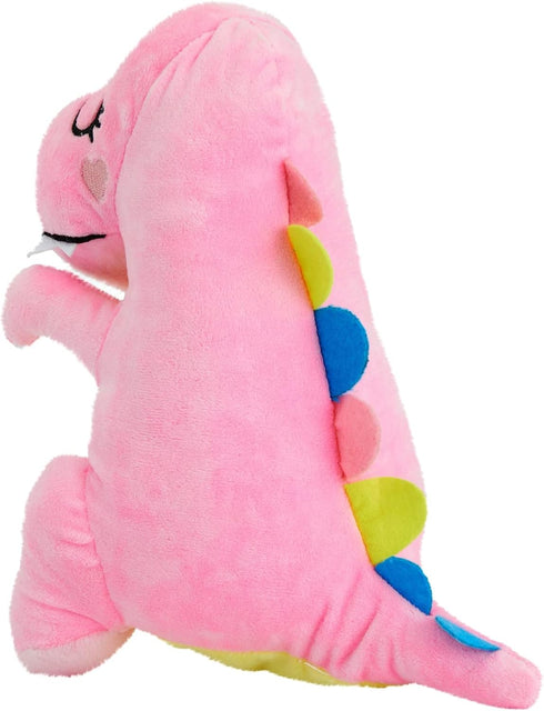 BLUE PANDA Small Pink Plush Dinosaur Stuffed Animal Toy for Gifts, 10 in Dinosaur Stuffed Animal...