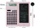 Scientific Calculators for Middle School & High School, Solar and Battery Power with Notepad for School?10 Digits Digital with Erasable Writing Bo...