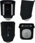 Silicone Skin Case Cover Compatible with Ring Floodlight Camera - Sun Glare, UV & Weather Protection Skins Cover - Black...