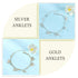 Dreamyn Boho Anklets Crystal Ankle Bracelets Flower Barefoot Foot Chain Dragonfly Anklet for Women and Girls (silver)...