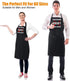 Funny Apron with 2 Pockets Adjustable Neck Strap Cooking Apron for Christmas, Thanksgiving Gift for Dad, Husband, Friends...