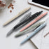 6 Pack Cute Gel Pens, Retractable Quick Dry Gel Ink Pen, Fine Point 0.5mm Black Ink Rolling Ball Gel Pens, Smooth Writing Aesthetic Pens for Home ...