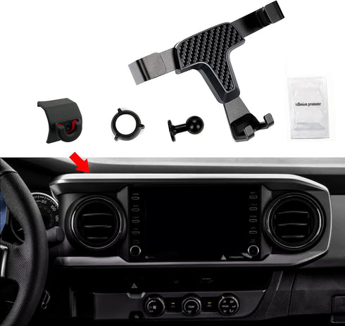 Car Phone Holder Mount for Tacoma, Cellphone Dash Clip for Toyota Tacoma 2016 2017 2018 2019 2020 2021 2022 2023, for All Mobile Phones......