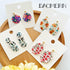 Floral Transfer Paper for Polymer Clay - Dacmern Botanical Transfer Sheets, Water Transfer Paper for Polymer Clay Earrings, 4Pcs Magic Transfer Pa...