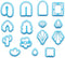 MURMUR Polymer Clay Cutters, Set of 15 Shapes Plastic Clay Cutters for Polymer Clay Jewelry, Clay Earing Cutters for Polymer Clay Jewelry Making...