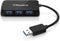 Aluratek 4-Port USB 3.1 SuperSpeed Hub with Attached Cable (AUH2304F)...