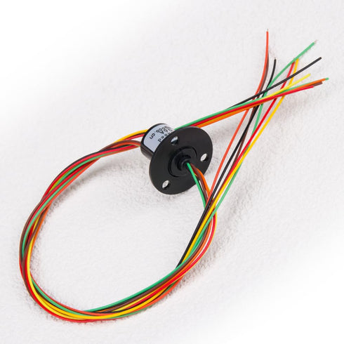 12.5mm 300Rpm 6 Wires CIRCUITSx2A Capsule Electrical Slip Ring for Monitor Robotic Electrical Test Equipment 1Pcs...