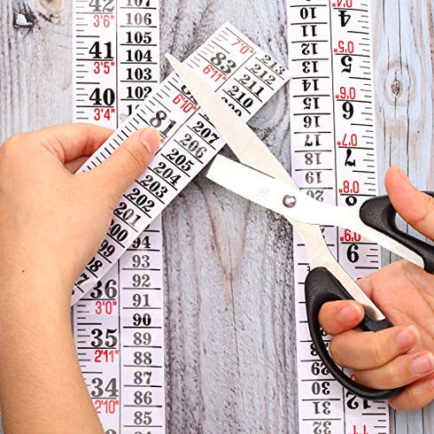 Tatuo Growth Chart Wall Labels Height Indicator Tape Ruler Growth Chart Decor Height Indicator Adhesive Ruler for Home Room Measuring(White)...
