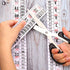 Tatuo Growth Chart Wall Labels Height Indicator Tape Ruler Growth Chart Decor Height Indicator Adhesive Ruler for Home Room Measuring(White)...
