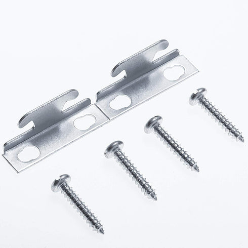 Funrous Curtain Rod Bracket Curtain Hooks Accessories Spreader Wall Bracket Hooks Adjustable Curtain Rod Sets with Screws for Home Kitchen Supplie...