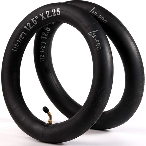 (2 Pack) AR-PRO Scooter Replacement Inner Tubes - 12.5" x 2.25" Inner Tubes with Angled Valve | Compatible with Razor Pocket Mod Bella Chrissy Han...