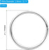PATIKIL 1.4 Inch Dream Catcher Rings, 6 Pcs Metal Macrame Wreath Floral Round Ring Hoop for Christmas Decor Home Car DIY Craft Wedding Wall Hangin...