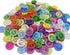 14mm 200Pcs Sewing Buttons Mixed Flower Shape 2 Holes Resin Buttons for DIY Craft Supplies Handmade Sewing Shirt...