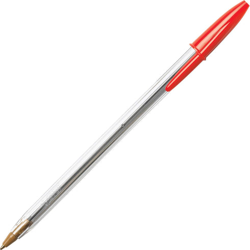 Bic Cristal Xtra-Smooth Ball Pen - 10 plus 2 Bonus Pack (12 count) - Red Medium Point Ballpoint Pen...