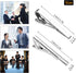 Roctee 7 Pack Tie Clip Set Mens Tie Bar | Formal Business Necktie Bar Pinch Tie Clip in Gold/Silvery/Black/Navy | Best Gifts for Father, Lover, Fr...