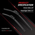 OTUAYAUTO Premium Windshield Wiper Blades - Replacement for Buick Enclave 2012-2017 - Precision Fit, All-Weather Performance, Pinch Tab Front Wind...
