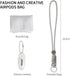 Compatible with AirPods Pro Case Cover,Fashionable and Trendy Down Cotton Padded Quilted Headphone Bag with Portable Rope Compatible for Airpods P...