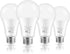 LED Light Bulbs, 100 Watt Equivalent A19, 13W 5000K Daylight White 1500 Lumens Non-Dimmable Bright E26 Edison Medium Screw Bulbs for Home Bedroom ...