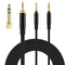 3m/9.8FT Replacement Upgrade Audio Cable Compatible with Beyerdynamic T1 II / T5P 2nd / T5 III Generation Headphones, 3.5mm and 6.35mm Adapter to ...