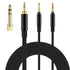 3m/9.8FT Replacement Upgrade Audio Cable Compatible with Beyerdynamic T1 II / T5P 2nd / T5 III Generation Headphones, 3.5mm and 6.35mm Adapter to ...