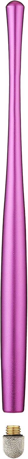 Slim Waist Stylus Pens for Touch Screen, Compatible with iPad, iPhone, Kindle Fire + 8 Extra Replaceable Hybrid Fiber Tips (Pink, Purple, Blue, Ro...