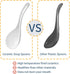 Soup Spoons, Asian Soup Spoons, Chinese Soup Spoons, Ceramic Spoons White Japanese Spoon Large for Dumpling Wonton Ramen Pho Miso, Deep Oval Hook ...