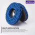 5 Pcs 4-1/2 Inch Poly Strip Wheel Disc Rust Remover Wheel, 7/8" Angel Grinders Clean Tool, Strip Discs for Angle Grinder Remove Rust Paint Clean W...