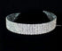 5-row Five Rows Clear White Black Pink Silver Austrian Rhinestone Crystal Choker Collar Necklace Dance Party Jewelry Wedding Prom N060...