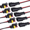 2 Pin Connector Waterproof Connector,Male and Female Way 16 AWG Wire Suitable for car Truck, Boat and Other Wire Connection (5 kit)...