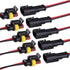 2 Pin Connector Waterproof Connector,Male and Female Way 16 AWG Wire Suitable for car Truck, Boat and Other Wire Connection (5 kit)...