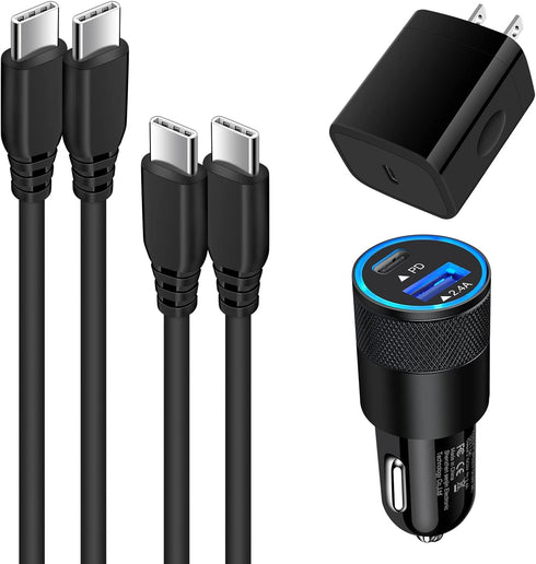 Type C Galaxy A03S Phone Charger Cigarette Lighter Adapter for Samsung Galaxy A03S,A02S,S21 FE,S20 FE,A13 5G,A53 5G,A20 A51 A32 A50 Pixel 6,5A,30W...