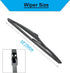 Rear Wiper Blade-12 inch Rear Windshield Wiper Blades for Toyota Highlander 2001-2019 / Toyota Land Cruiser 2008-2021 / Dodge Journey 2009-2022 / ...