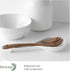DOWAN 9.5" Ceramic Spoon Rest, White Spoon Rest for Stove Top, Spoon Holder for Stove Top, Kitchen Spoon Holder for Countertop, Set of 1...