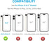 Compatible with iPhone 15 Wallet Case with Card Holder, PU Leather Kickstand Card Slots Case, Double Magnetic Clasp and Durable Shockproof Cover 6...