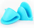 3 Pairs Mini Oven Mitts Gloves Silicone Heat Resistant Cooking Pinch Mitts Potholder for Kitchen Cooking & Baking (Red, Blue and Green)...