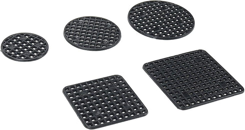 50pcs Flower Pot Hole Mesh Pad Plant Drainage Screens Gasket Round and Square Drainage Hole Screens for Gardening Plant Pot 5 Size...