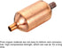 PATIKIL 3P Air Conditioner Filter Drier, Pure Copper Liquid Line Replacement for AC Heat Pump Refrigerator, Copper Tone...