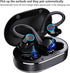 Earbuds, Q23 PRO Bluetooth 5.1 Sport Waterproof Earphones with Charging Case, Stereo Noise Cancelling Earhooks Headset Bulit in Mic, for Sports Tr...
